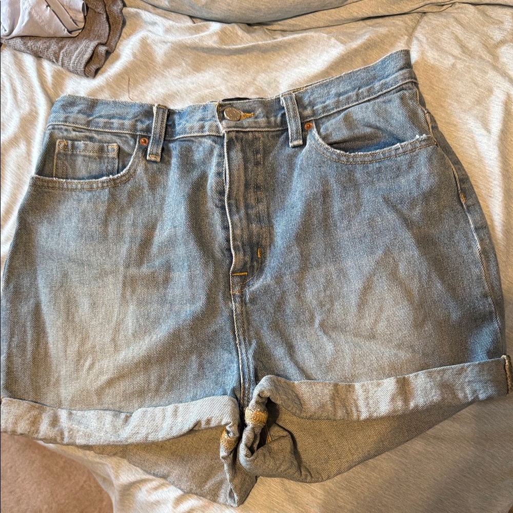 BDG Light Blue Jean Shorts
